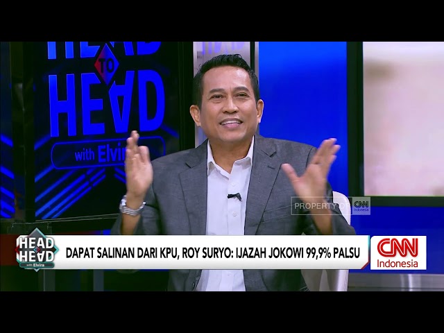 Youtube Thumnail image of : Dapat Salinan dari KPU, Roy Suryo: Ijazah Jokowi 99,9 Persen Palsu | Head To Head With Elvira Part 2