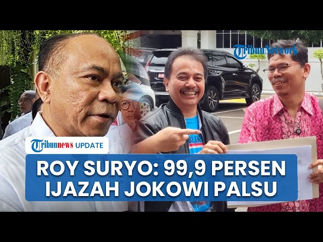 Youtube Thumnail image of : Projo Pamer Lihat Ijazah Asli Jokowi, Roy Suryo Tegaskan Dapat Salinan dari KPU 99,9 Persen Palsu