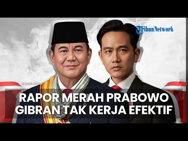 Youtube Thumnail image of : Rapor Merah Pemerintahan Prabowo hingga Kinerja Gibran Tak Efektif Cuma Seremonial selama Satu Tahun
