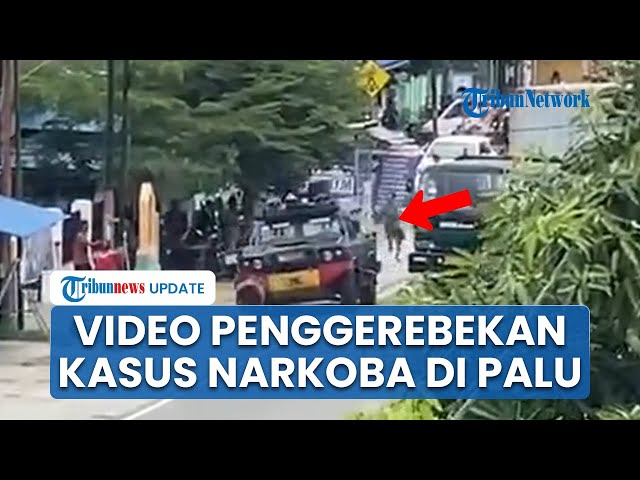 Youtube Thumnail image of : Viral Video Detik-detik Penggerebekan Kasus Narkoba di Palu, Polda Sulawesi Tengah: Iya Benar
