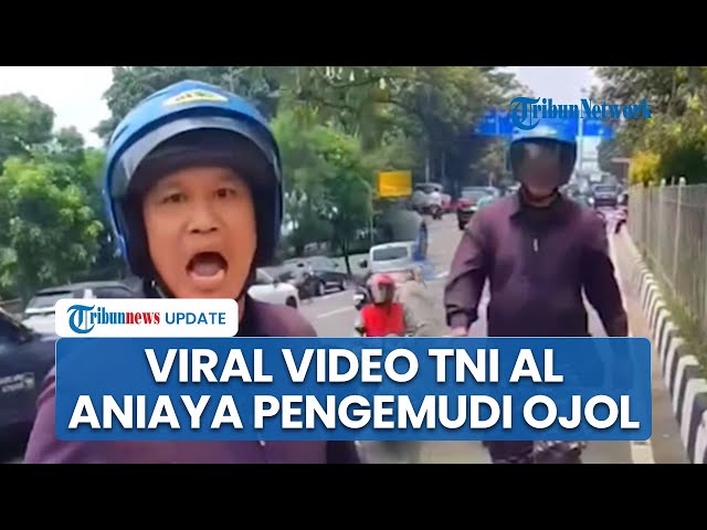 Youtube Thumnail image of : Viral Video Oknum TNI AL Murka & Pukul Pengemudi Ojol di Grogol gegara Tak Terima Ditegur di Jalan