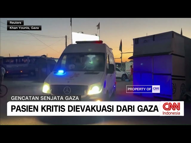 Youtube Thumnail image of : Pasien Kritis Gaza Dievakuasi ke Luar Negeri di Tengah Konflik