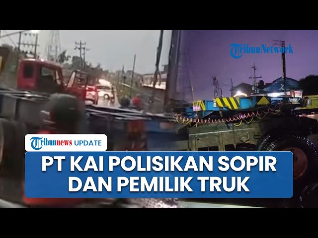 Youtube Thumnail image of : PT KAI Laporkan Sopir dan Pemilik Truk Buntut Kecelakaan Kereta Api Harina di Kawasan Kaligawe