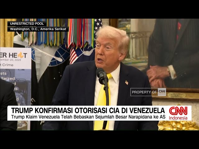 Youtube Thumnail image of : Trump Konfirmasi Otorisasi CIA di Venezuela