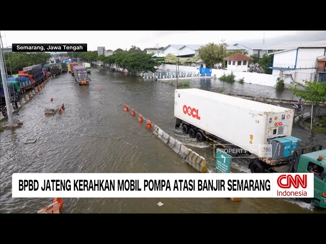 Youtube Thumnail image of : BPBD Jateng Kerahkan Mobil Pompa Atasi Banjir Semarang