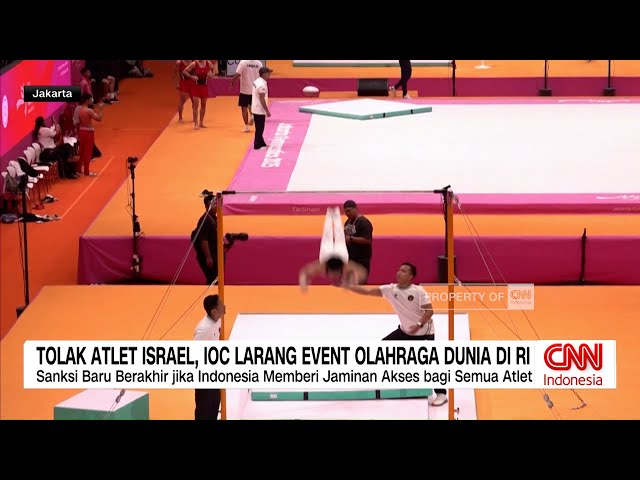 Youtube Thumnail image of : Tolak Atlet Israel, IOC Larang Event Olahraga Dunia di RI