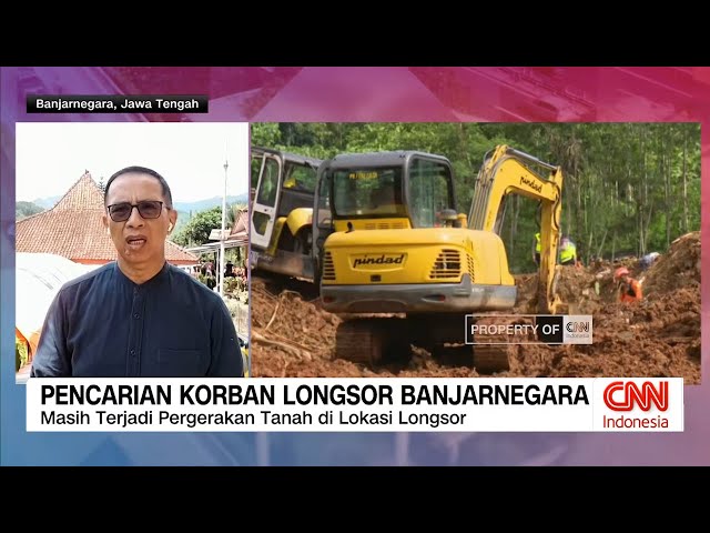 Youtube Thumnail image of : Pencarian Korban Longsor Banjarnegara