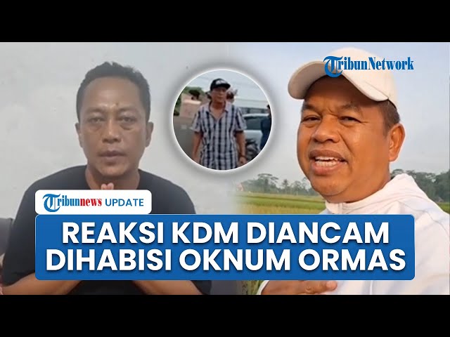 Youtube Thumnail image of : Reaksi Dedi Mulyadi Diancam Bakal Dihabisi Oknum Ormas di Jabar, Pelaku Kini Memelas Minta Maaf