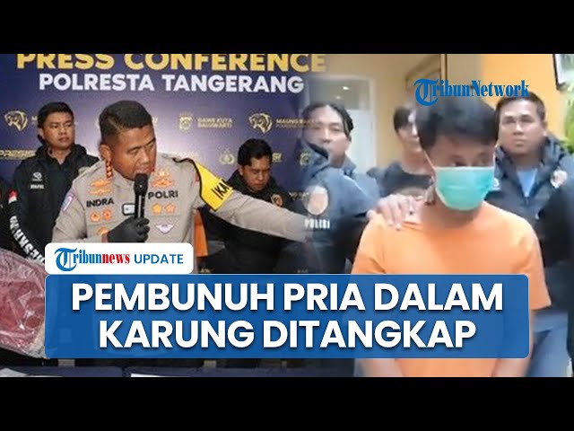 Youtube Thumnail image of : Pembunuh Pria dalam Karung di Tengerang Ditangkap, Tersinggung Diludahi saat Tagih Utang