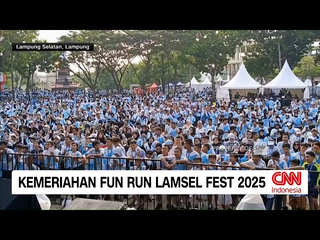 Youtube Thumnail image of : Kemeriahan Fun Run Lamsel Fest 2025