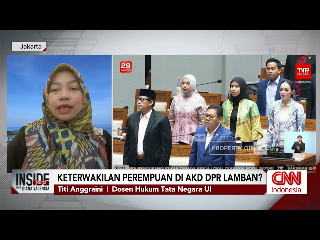 Youtube Thumnail image of : Keterwakilan Perempuan di AKD DPR Lamban