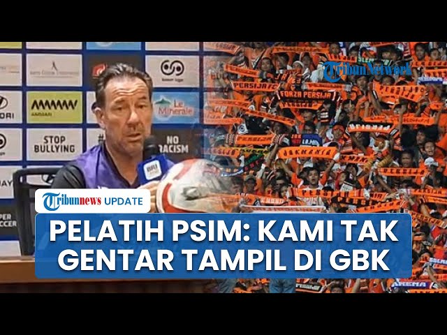 Youtube Thumnail image of : Jelang Laga Kontra Persija, Pelatih PSIM Yogyakarta: Tak Gentar Tampil di Depan 50 Ribu The Jakmania