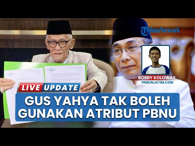 Youtube Thumnail image of : Rais AAM PBNU KH Miftachul Akhyar Angkat Suara: Gus Yahya Tak Boleh Gunakan Atribut Umum