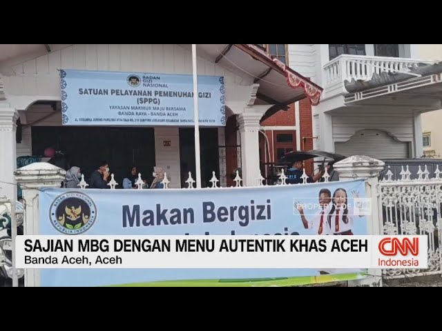 Youtube Thumnail image of : Sajian MBG Dengan Menu Autentik Khas Aceh