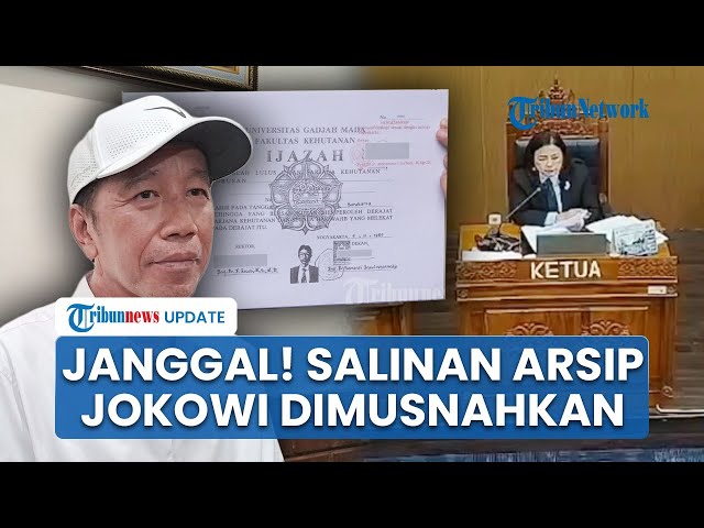 Youtube Thumnail image of : Sidang Memanas! KPU Surakarta Akui Salinan Berkas Jokowi Dimusnahkan, Ketua KIP: Dasarnya Apa?
