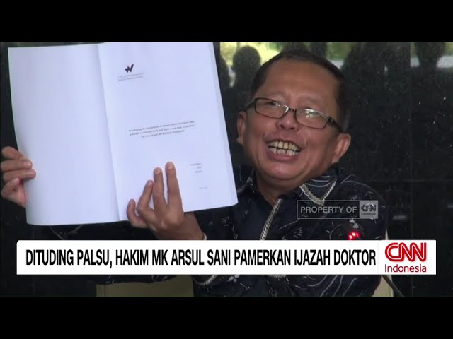 Youtube Thumnail image of : Tudingan Ijazah Palsu Hakim MK Arsul Sani