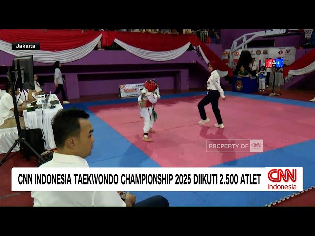 Youtube Thumnail image of : CNN Indonesia Taekwondo Championship 2025 Diikuti 2.500 Atlet