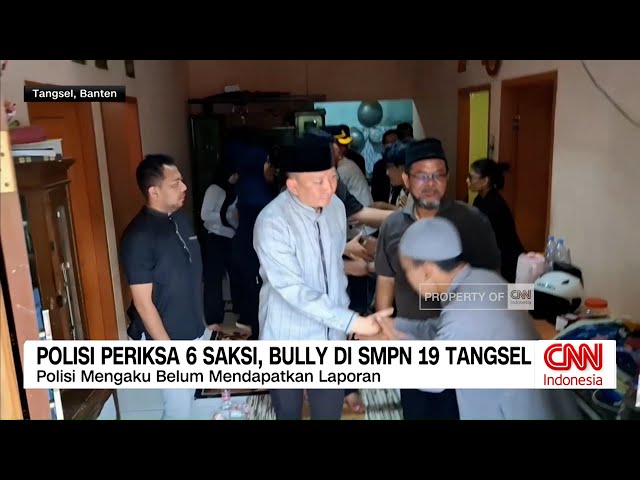 Youtube Thumnail image of : Polisi Periksa Enam Saksi Terkait Bully di SMPN 19 Tangsel