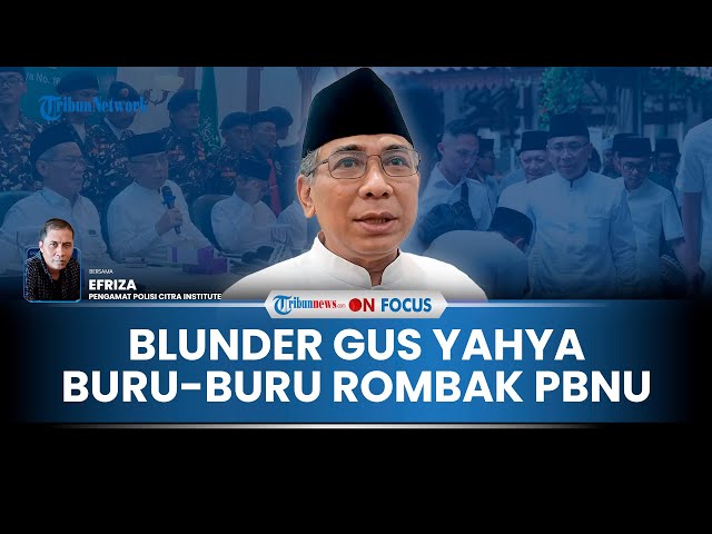 Youtube Thumnail image of : [FULL] Gus Yahya Buru-buru Rombak PBNU Jadi Bumerang, Pakar: Makin Blunder dan Lemahkan Posisinya