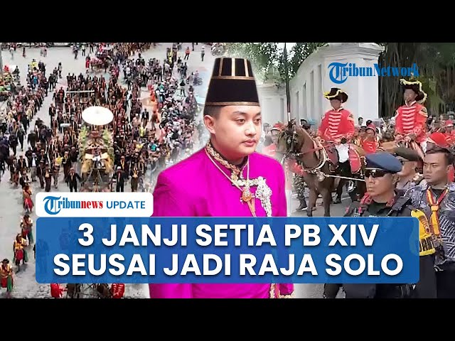 Youtube Thumnail image of : 3 Janji Setia KGPAA Hamangkunegoro seusai Dikukuhkan sebagai Pakubuwono XIV: Lestarikan Tradisi