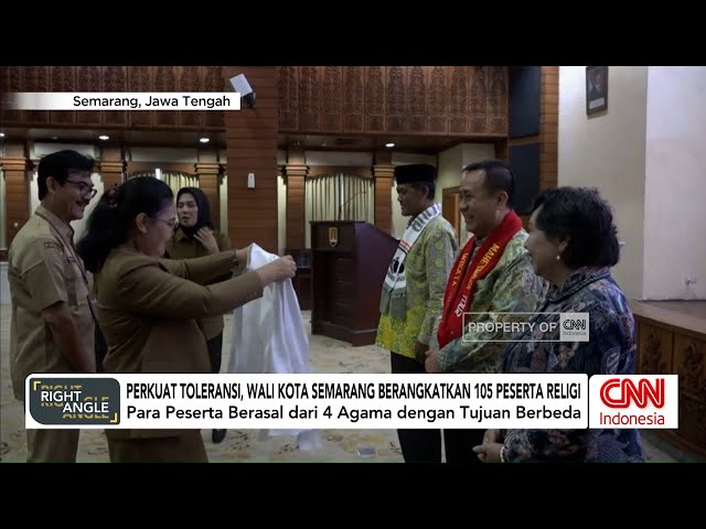 Youtube Thumnail image of : Perkuat Toleransi, Wali Kota Semarang Berangkatkan 105 Peserta Religi