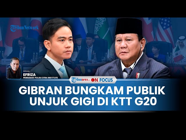 Youtube Thumnail image of : [FULL] Utus Wapres ke KTT G20 Jadi Gaya Baru ala Prabowo, Pakar: Gibran Lepas Bayang-bayang Jokowi