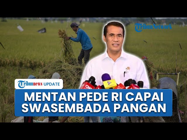 Youtube Thumnail image of : Mentan Yakin RI Capai Swasembada Pangan pada 31 Desember 2025: Target 4 Tahun Bisa Dicapai 1 Tahun