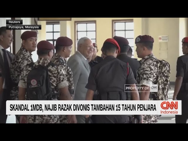 Youtube Thumnail image of : Skandal 1MDB, Najib Razak Divonis Tambahan 15 Tahun Penjara