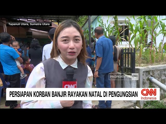 Youtube Thumnail image of : Persiapan Korban Banjir Rayakan Natal di Pengungsian