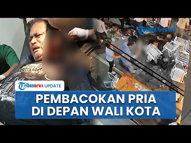 Youtube Thumnail image of : Detik-detik Pembacokan Pria di Hadapan Wali Kota Gorontalo, Korban Dianiaya hingga Terkapar