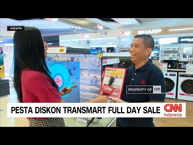 Youtube Thumnail image of : Pesta Diskon Transmart Full Day Sale