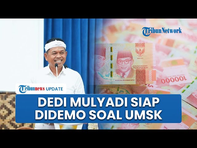 Youtube Thumnail image of : Dedi Mulyadi Siap Didemo Warga Jabar soal UMSK, Beri Syarat Khusus: Jangan Rusak Fasilitas Publik