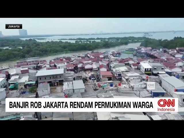 Youtube Thumnail image of : Banjir Rob Rendam Permukiman Warga