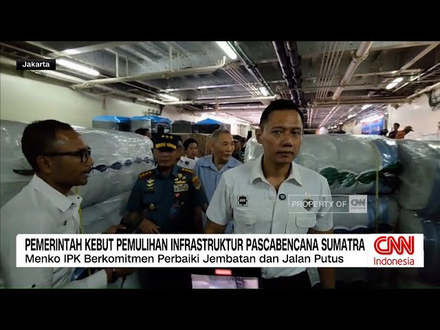Youtube Thumnail image of : Pemerintah Kebut Pemulihan Infrastruktur Pascabencana Sumatra