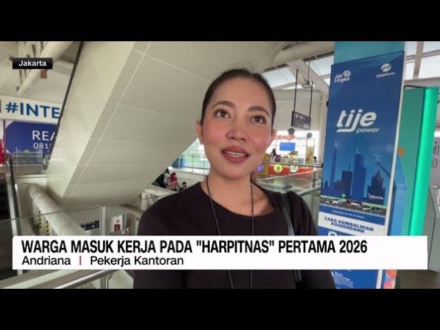 Youtube Thumnail image of : Warga Masuk Kerja Pada 'Harpitnas' Pertama 2026