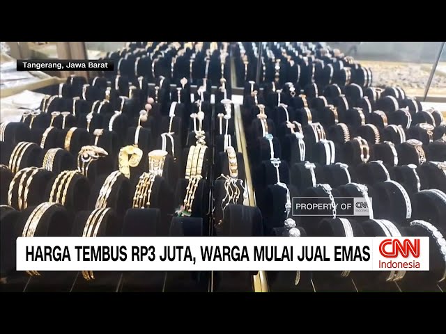 Youtube Thumnail image of : Harga Tembus Rp3 Juta, Warga Mulai Jual Emas