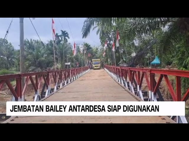 Youtube Thumnail image of : Jembatan Bailey Rampung, Akses Warga Aceh Utara Kembali Normal