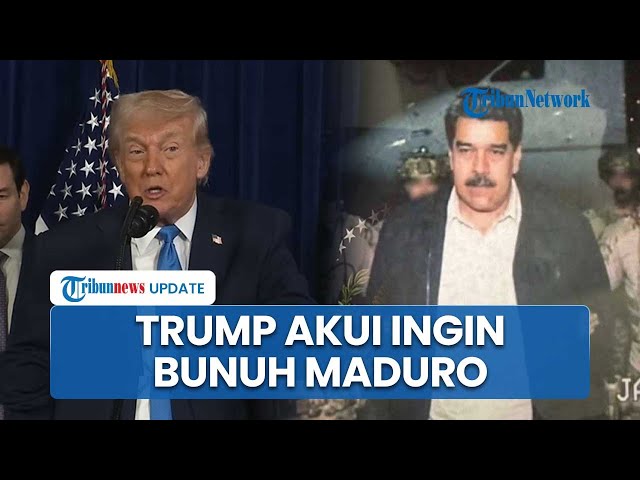 Youtube Thumnail image of : Trump Ungkap Detik-detik Dramatis AS Tangkap Maduro, Akui Ingin Bunuh Presiden Venezuela saat Kabur