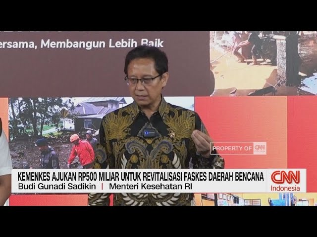 Youtube Thumnail image of : Kemenkes Ajukan Rp 500 Miliar Untuk Revitalisasi Faskes Daerah Bencana