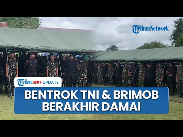 Youtube Thumnail image of : Bentrok TNI dan Brimob Berujung Damai, Polres Buton Pastikan Situasi Sudah Kondusif Pasca-ricuh