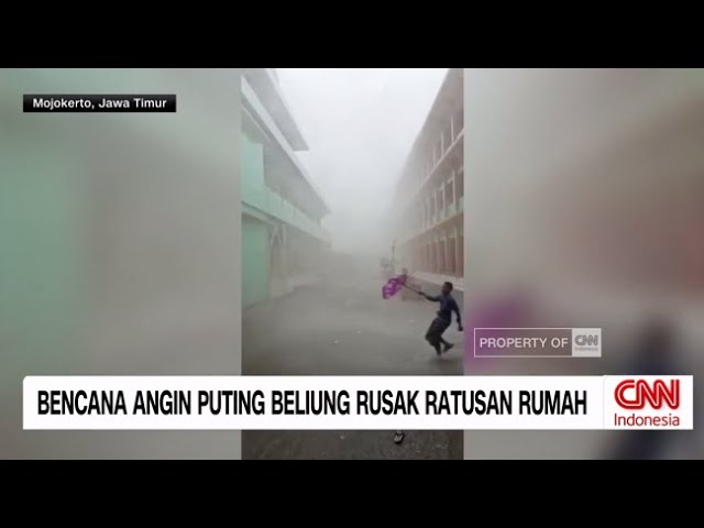 Youtube Thumnail image of : Puting Beliung Terjang Tiga Daerah, Rumah Warga Rusak