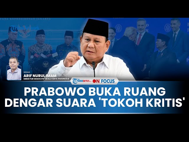 Youtube Thumnail image of : [FULL] Prabowo Dengar Suara Tokoh Kritis & Ormas Islam, Pengamat: RI-1 Tak Lagi Asal Bapak Senang