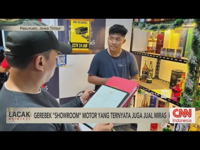 Youtube Thumnail image of : Grebek “Showroom” Motor yang Ternyata Juga Jual Miras
