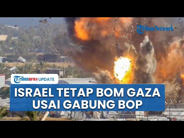 Youtube Thumnail image of : Israel Tetap Bombardir Gaza Meski Gabung Dewan Perdamaian Inisiasi Trump, Aparat & Anak-anak Tewas