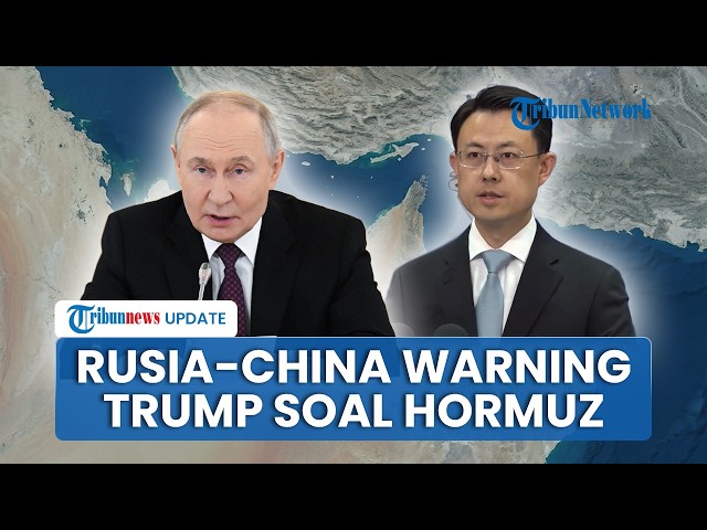 Youtube Thumnail image of : Rangkuman Konflik AS-Iran: Rusia-China Kecam Trump Blokade Selat Hormuz, Pezeshkian Bela Paus Leo