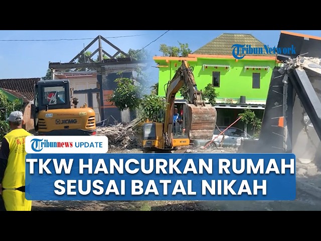 Youtube Thumnail image of : TKW asal Ngawi Rusak Rumah Rp150 Juta Pakai Alat Berat usai Batal Menikah dengan Kekasih