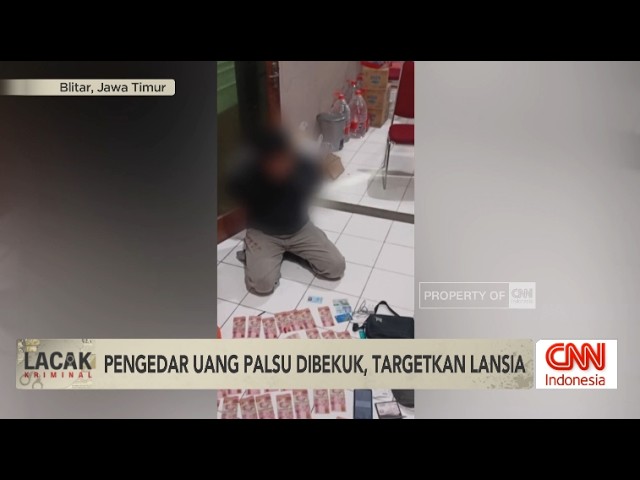 Youtube Thumnail image of : Pengedar Uang Palsu Dibekuk, Targetkan Lansia