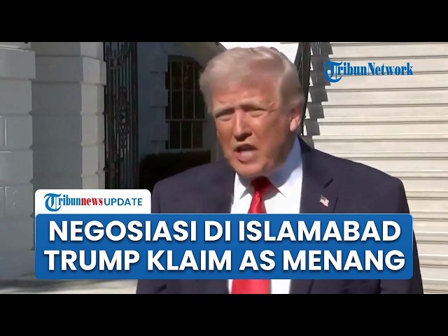 Youtube Thumnail image of : Donald Trump Klaim AS Menang di Tengah Negosiasi Iran di Islamabad dan Penutupan Selat Hormuz